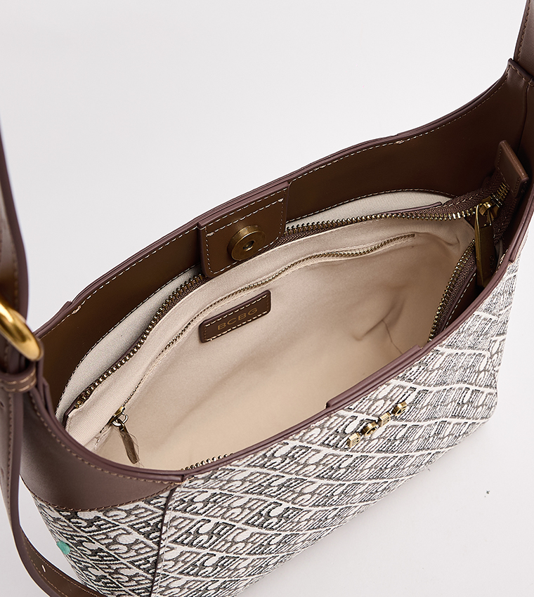 Monogram Patterned Shoulder Bag