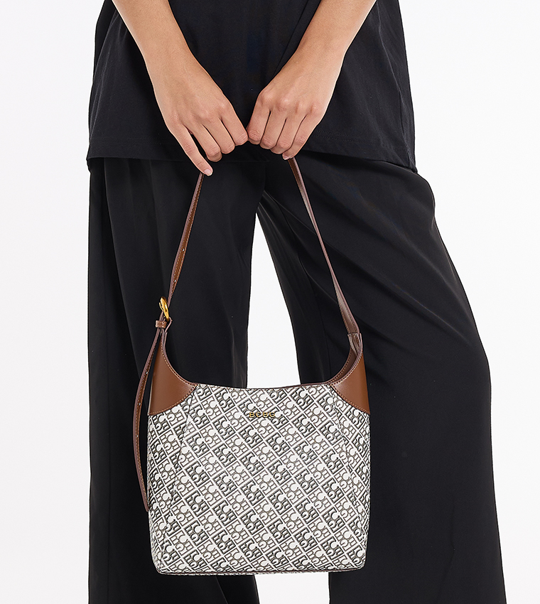 Monogram Patterned Shoulder Bag