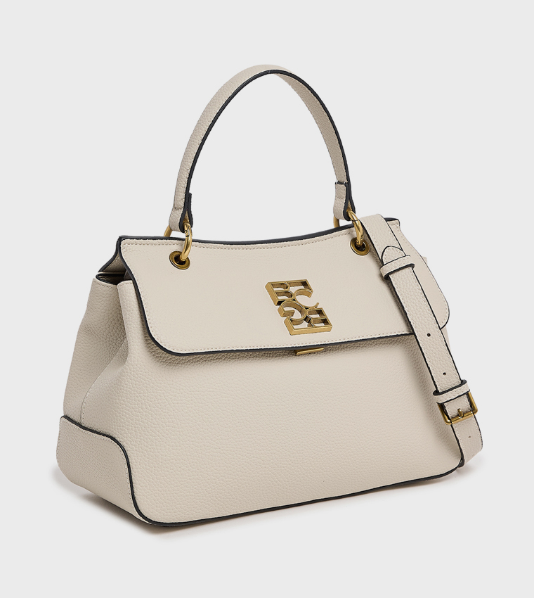 Textured Satchel Bag