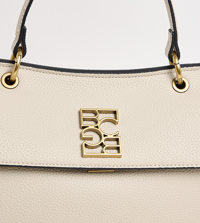 Textured Satchel Bag