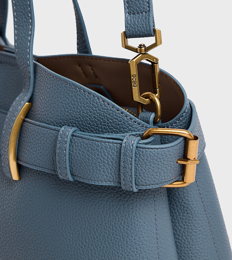 Textured Satchel Bag