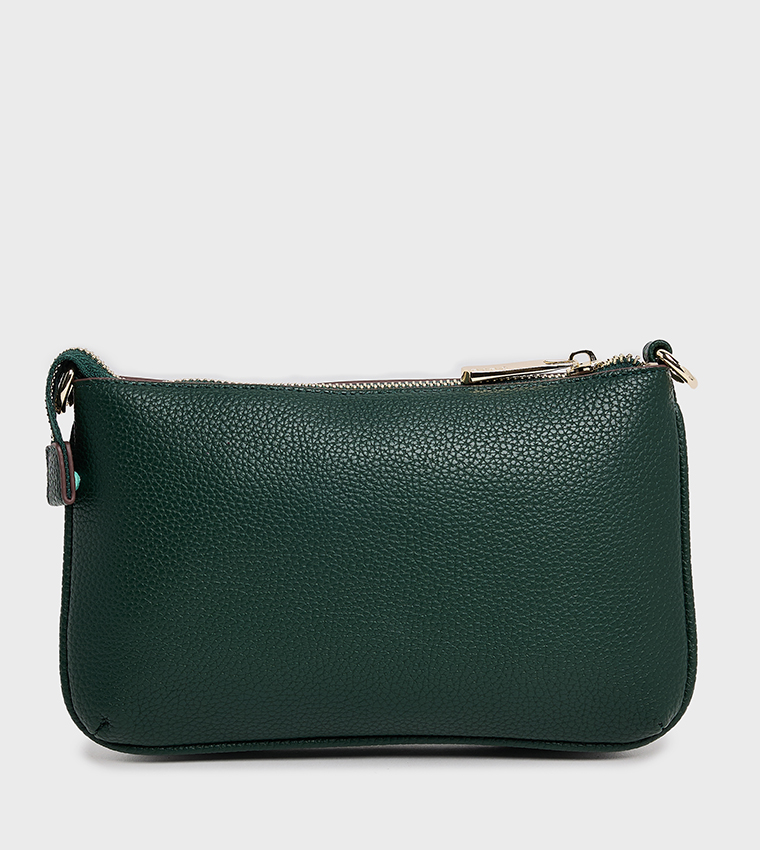 حقيبة كروس بادي بتطريز شعار 