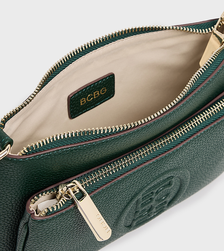 حقيبة كروس بادي بتطريز شعار 