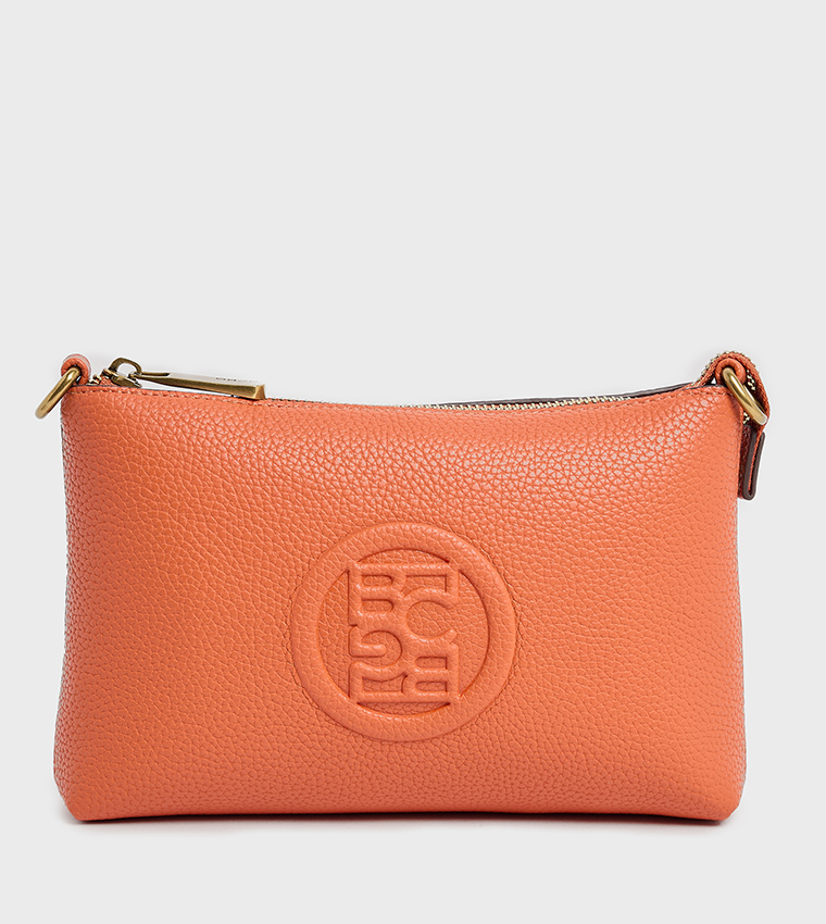 Logo Embossed Crossbody Bag