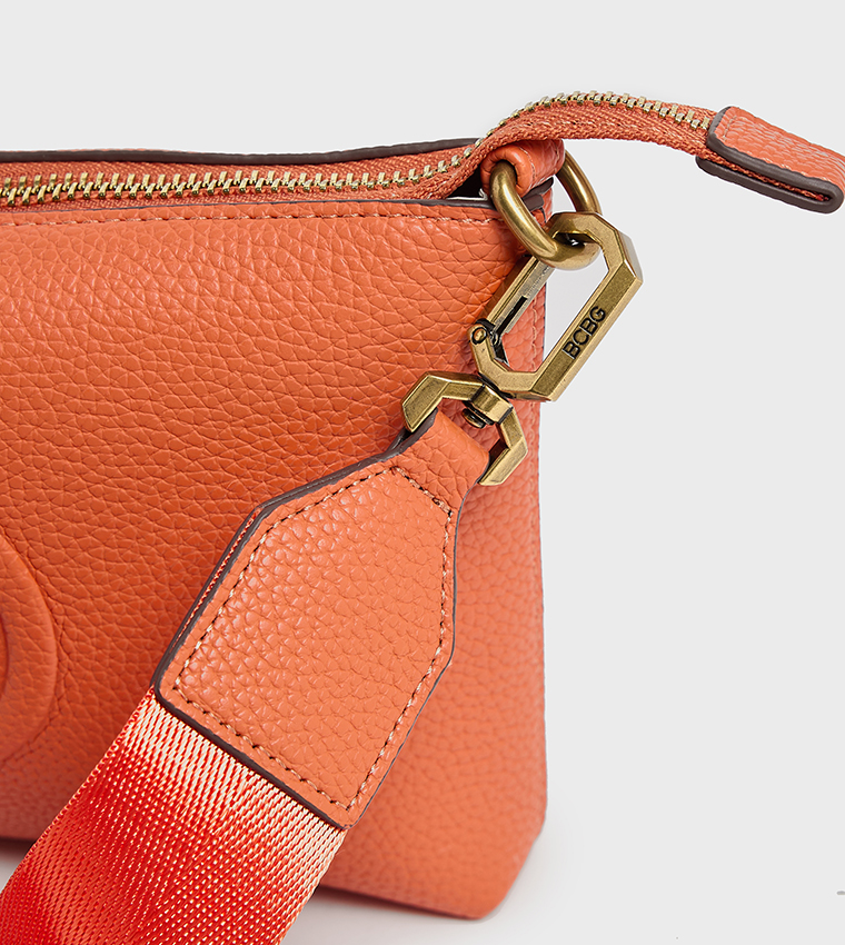 Logo Embossed Crossbody Bag