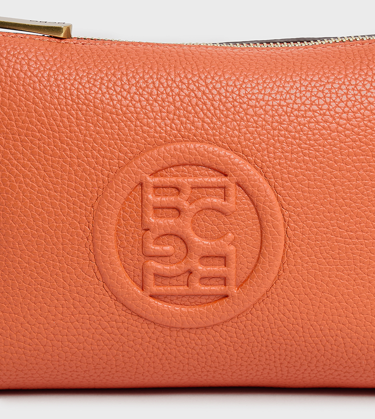 Logo Embossed Crossbody Bag