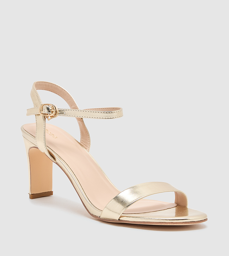 Ankle Strap Block Heel Sandals