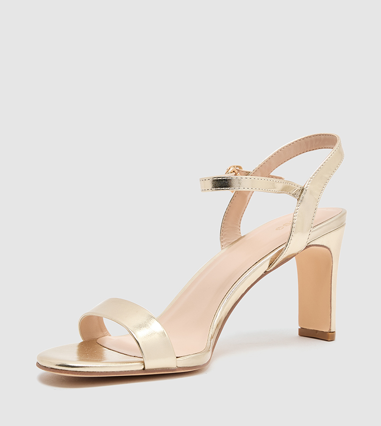 Ankle Strap Block Heel Sandals
