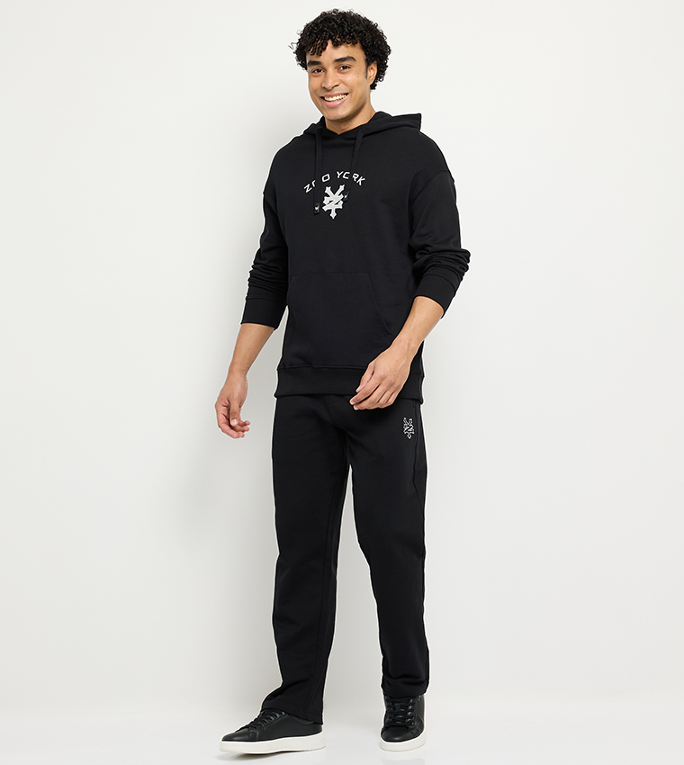 Logo Printed Long Sleeves Oversized Hoodie