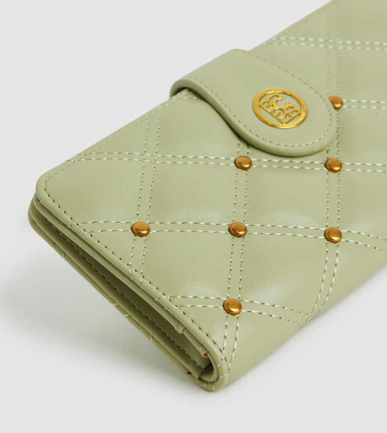 Quilted Bi-Fold Wallet
