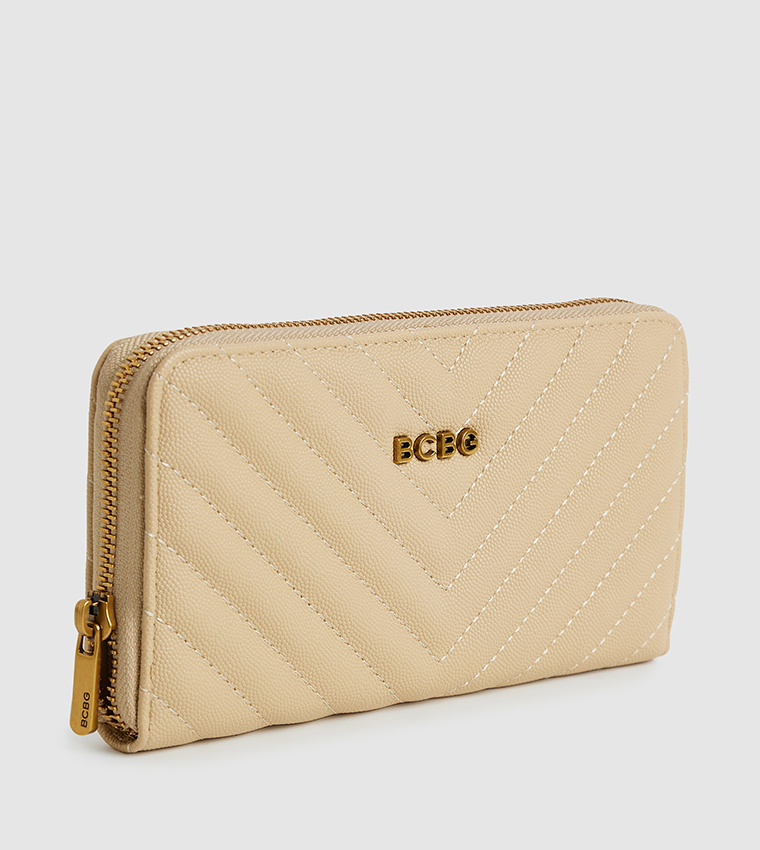 Quilted Zippered Wallet