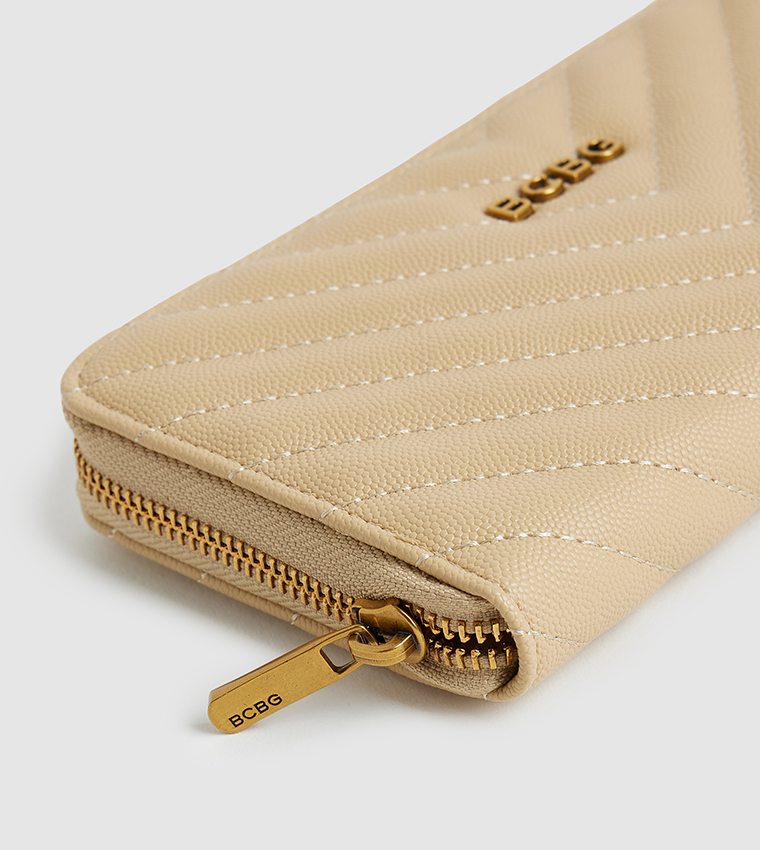 Quilted Zippered Wallet