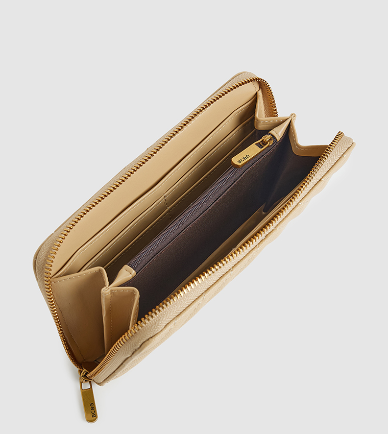 Quilted Zippered Wallet