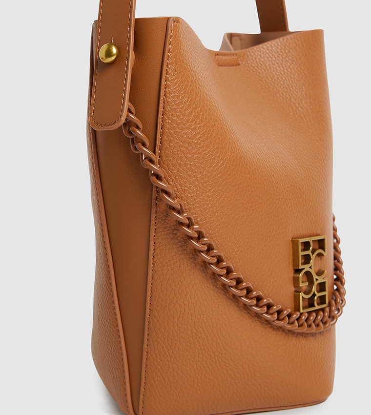 Logo Detail Bucket Bag
