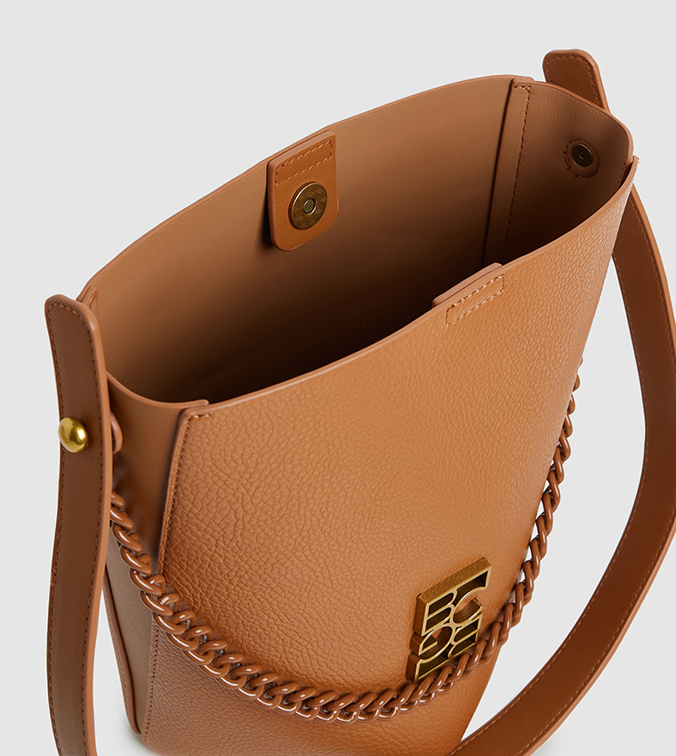 Logo Detail Bucket Bag