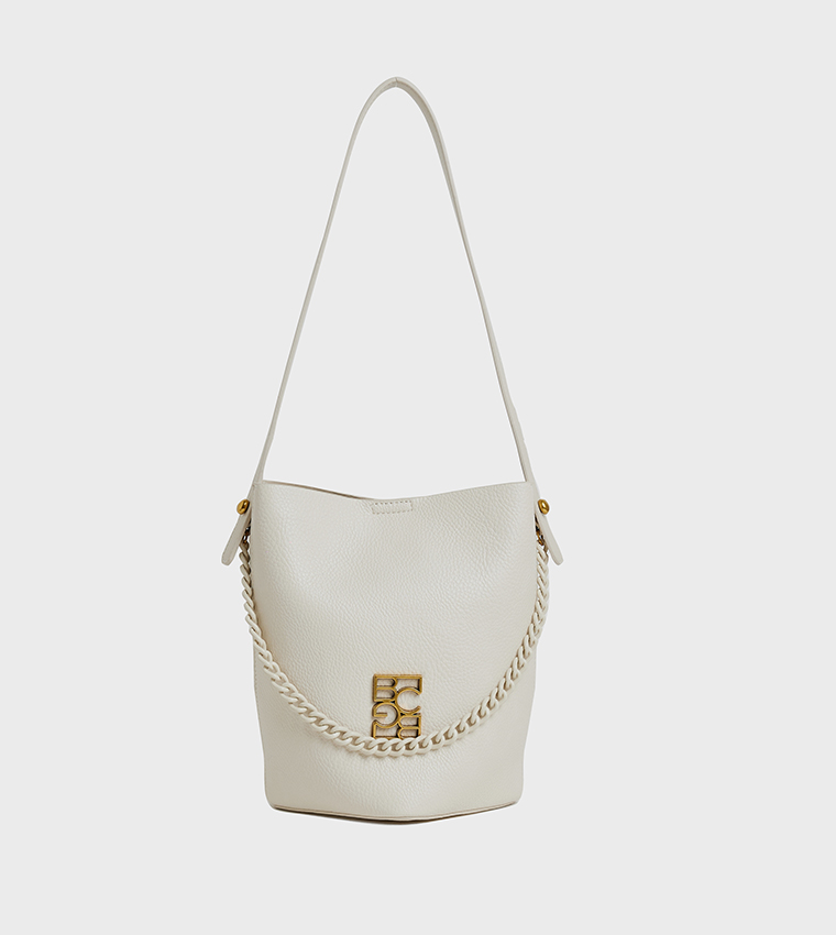 Logo Detail Bucket Bag