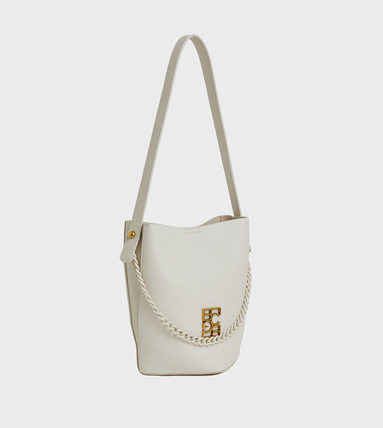 Logo Detail Bucket Bag