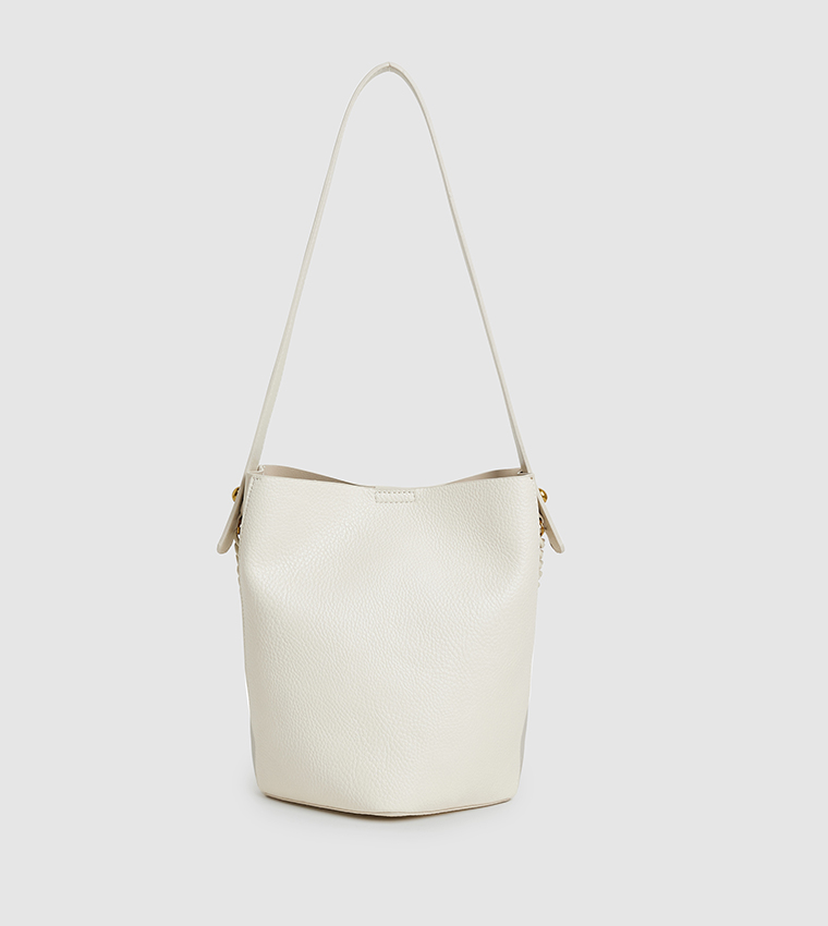 Logo Detail Bucket Bag
