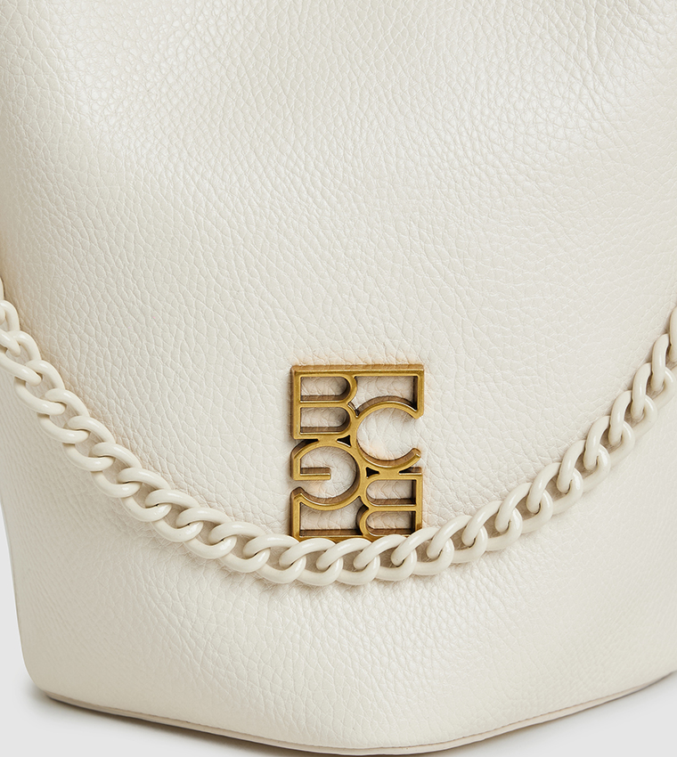 Logo Detail Bucket Bag