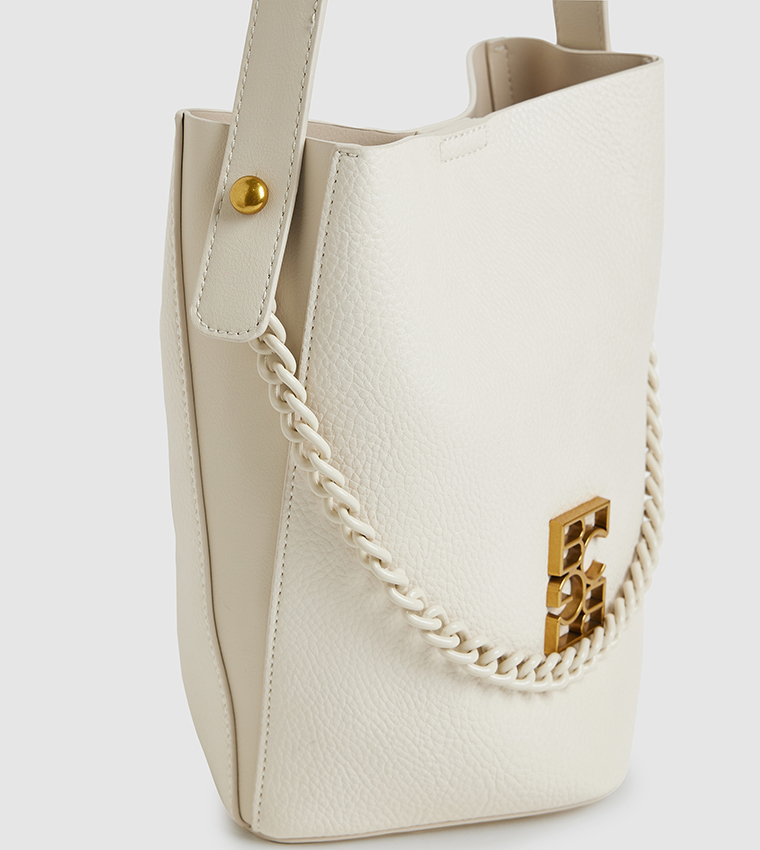 Logo Detail Bucket Bag