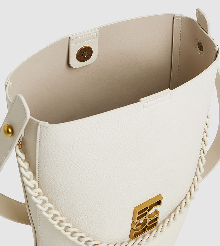 Logo Detail Bucket Bag