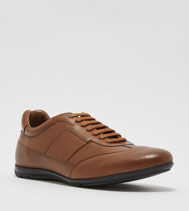 Casual leather 2024 tennis shoes