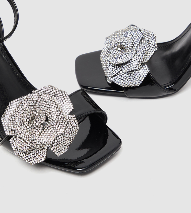 D-DUA Embellished Stiletto Heel Sandals