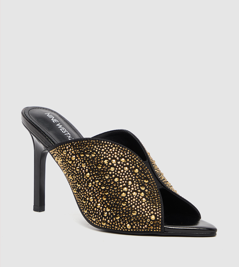 D-ARIANA Embellished Stiletto Heel Sandals