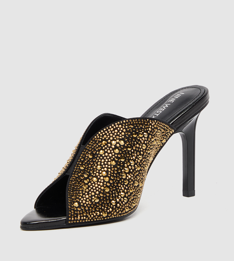 D-ARIANA Embellished Stiletto Heel Sandals