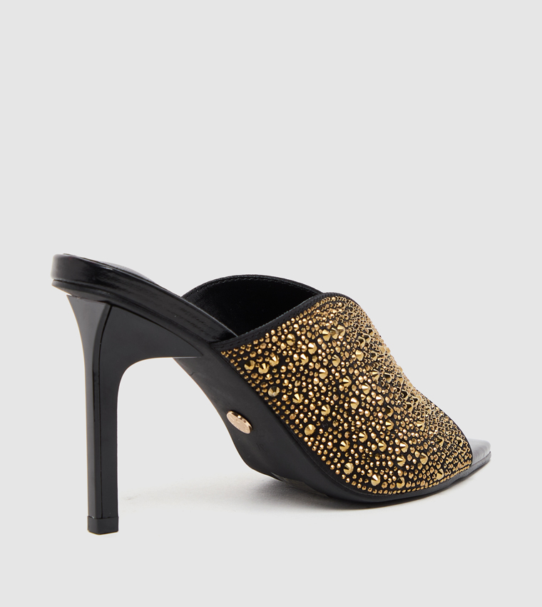 D-ARIANA Embellished Stiletto Heel Sandals