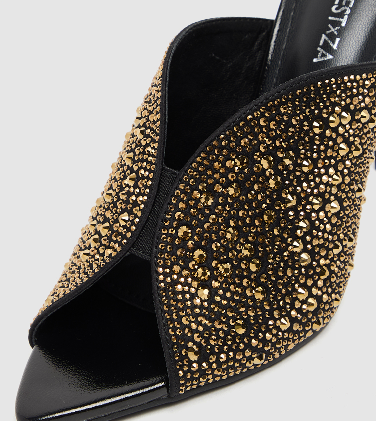 D-ARIANA Embellished Stiletto Heel Sandals
