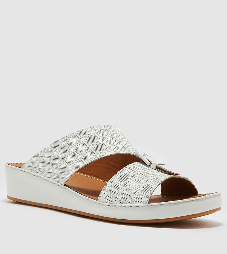 White sandals for deals men