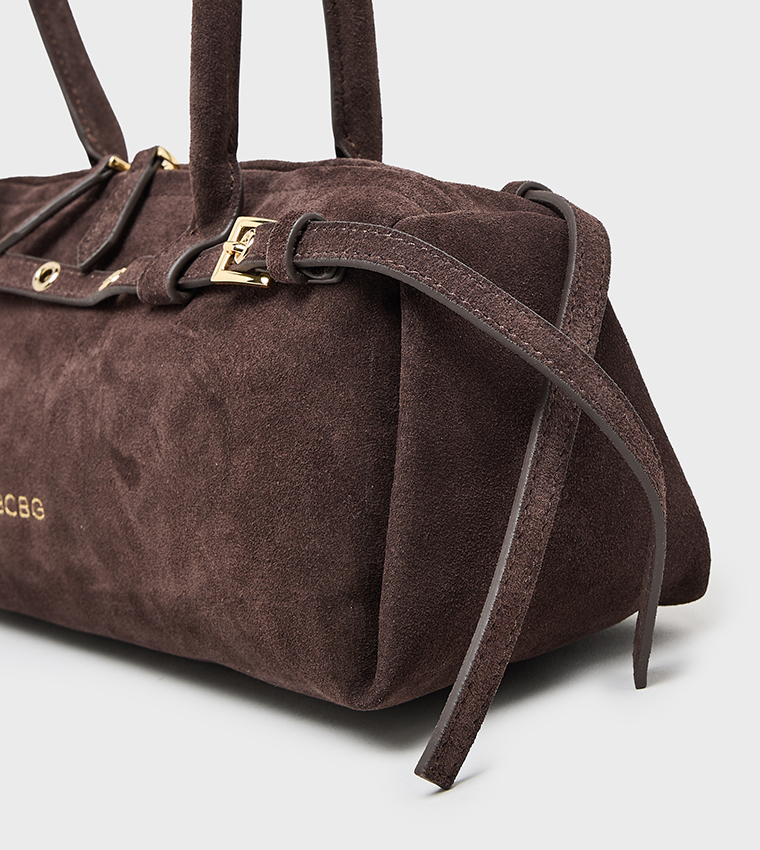 Logo Detail Bowling Bag with Sunglass Pouch