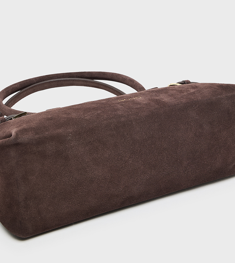 Logo Detail Bowling Bag with Sunglass Pouch