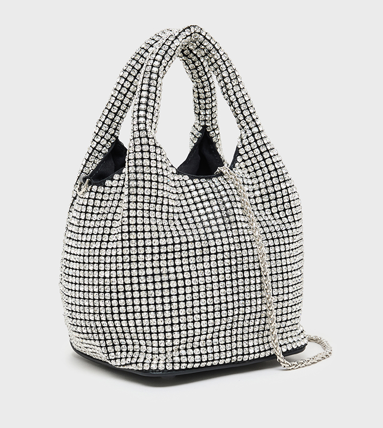 Embellished Bucket Bag