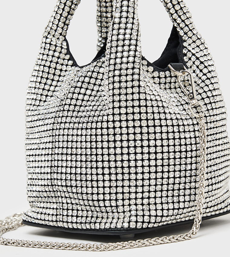 Embellished Bucket Bag