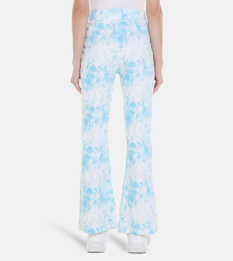 Buy HIS HERS Tie Dye Wide Leg Pants In Blue 6thStreet Kuwait