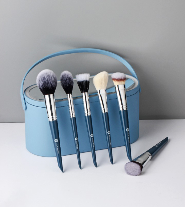 Portable Make Up Brush Set Box by Amal Ibrahim