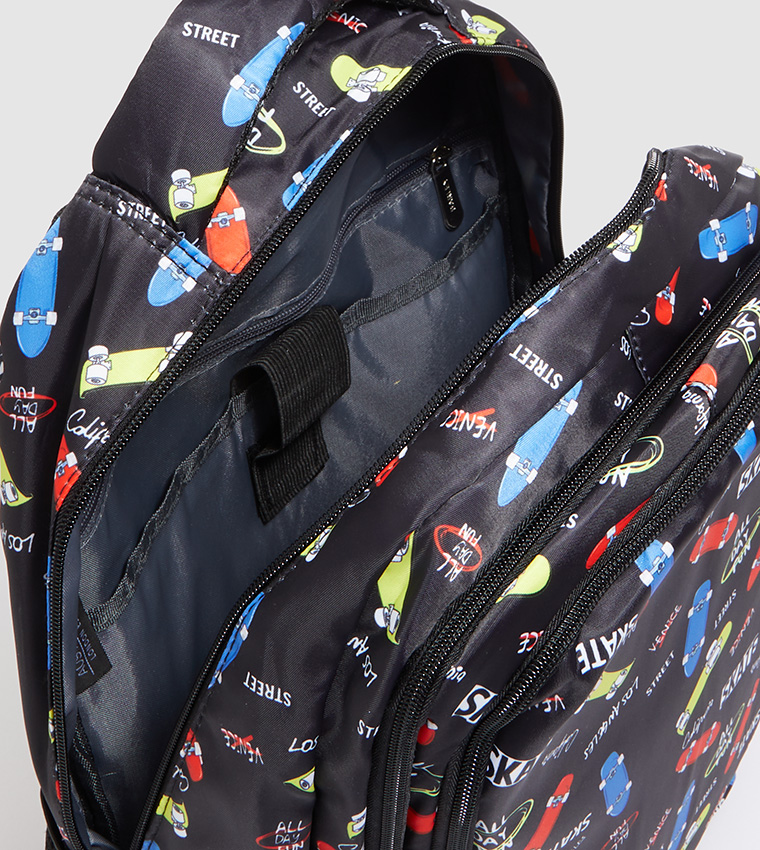 Boys Astro Printed Backpack