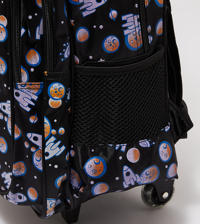 Kids Printed Trolley Backpack
