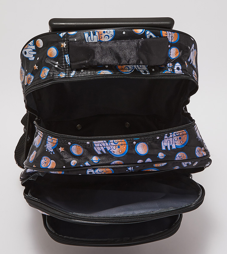 Kids Printed Trolley Backpack