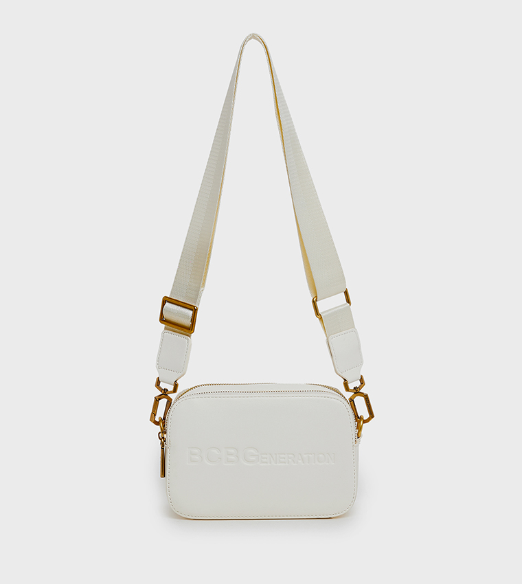 Logo Debossed Crossbody Bag