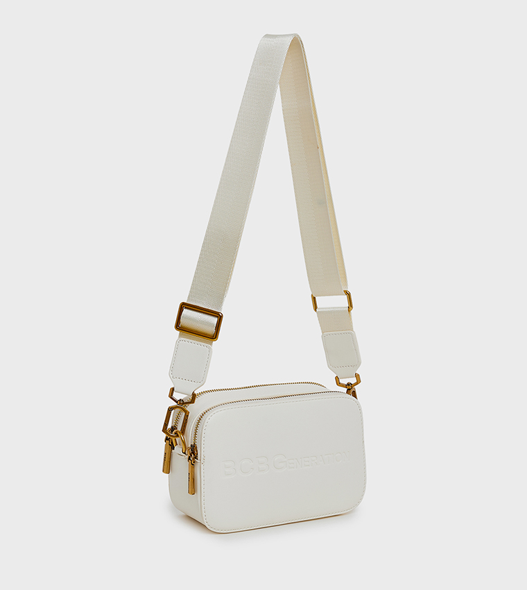 Logo Debossed Crossbody Bag