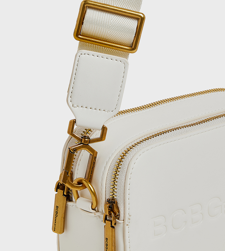 Logo Debossed Crossbody Bag