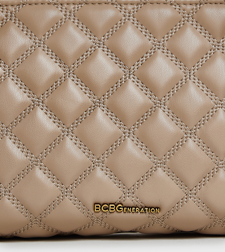 Quilted Zip-Closure Sling Bag