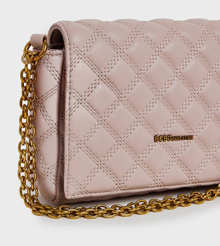 Quilted Flap Shoulder Bag