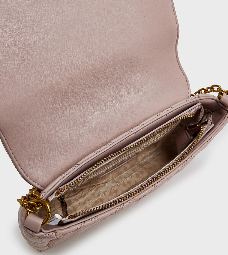 Quilted Flap Shoulder Bag