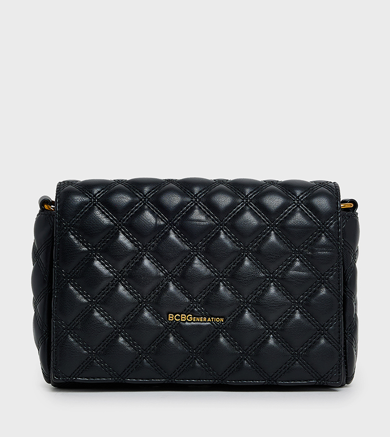 Quilted Flap Shoulder Bag