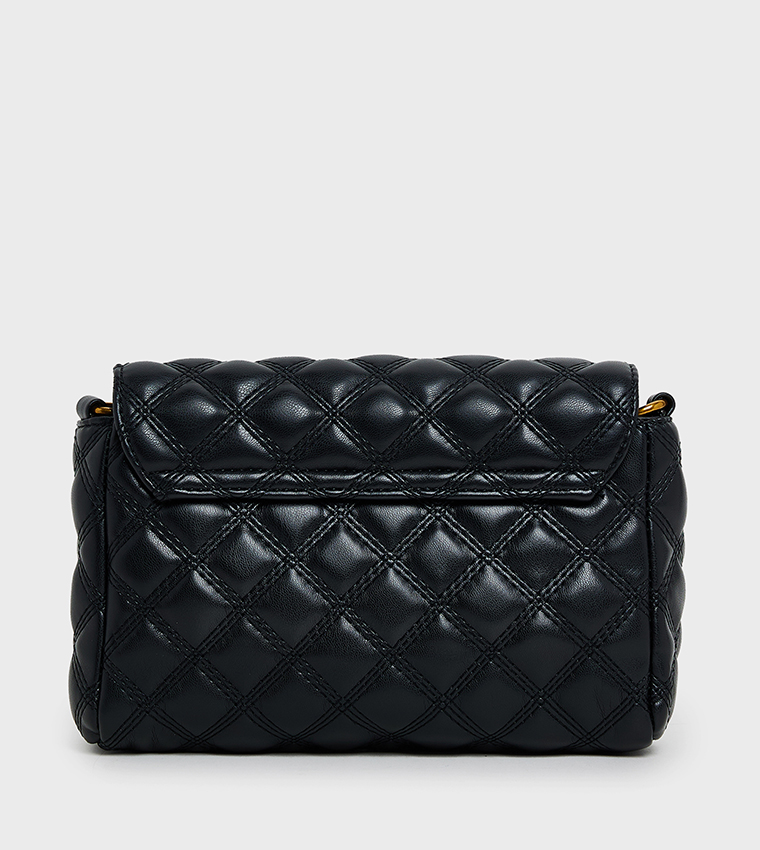 Quilted Flap Shoulder Bag
