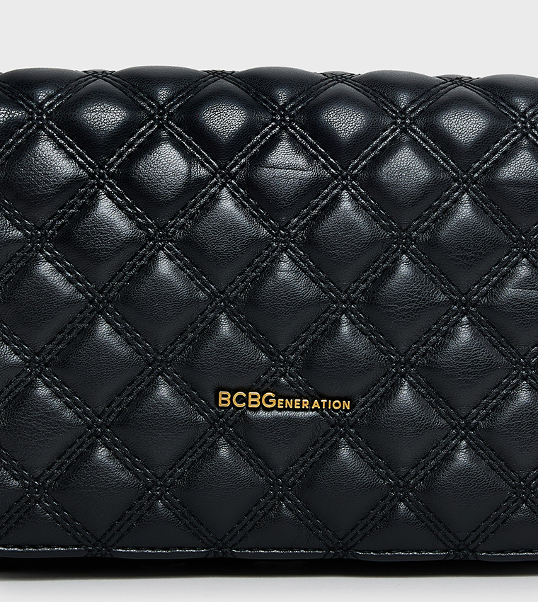 Quilted Flap Shoulder Bag